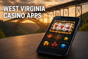 West Virginian Casino app displayed on a mobile phone